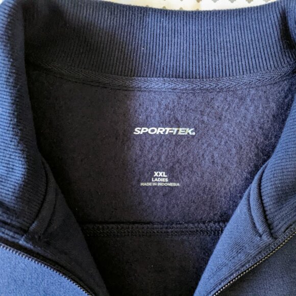 Ladies 1/4 zip sweatshirt - Picture 3 of 5